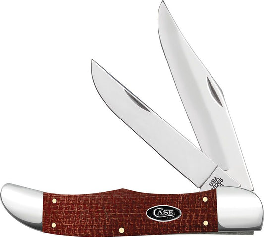 Case Cutlery Folding Hunter Dark Red Micarta CS