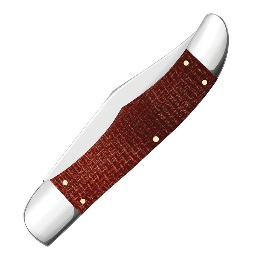 Case Cutlery Folding Hunter Dark Red Micarta CS
