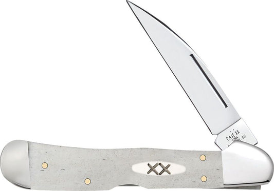 Case Cutlery Copperlock Natural Bone