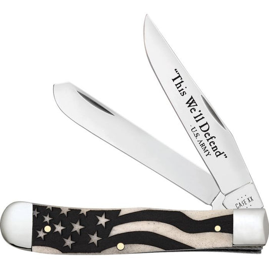 Case Cutlery Trapper U.S. Army Flag