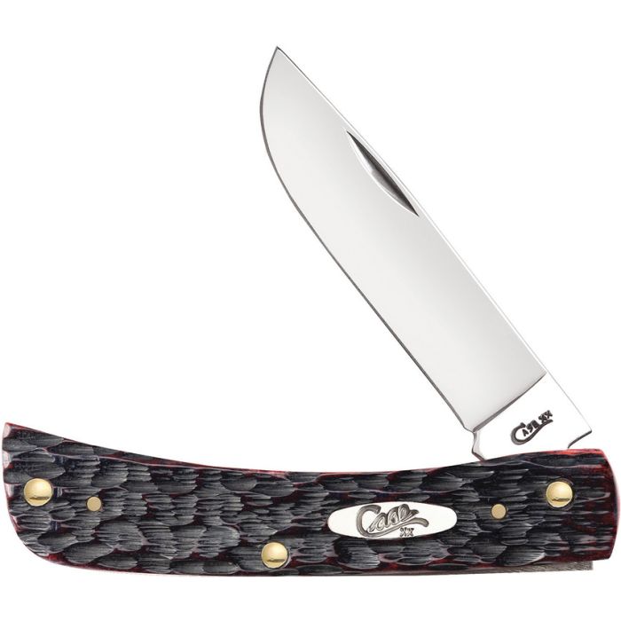 Case Cutlery Sod Buster Jr. Crimson Red Bone