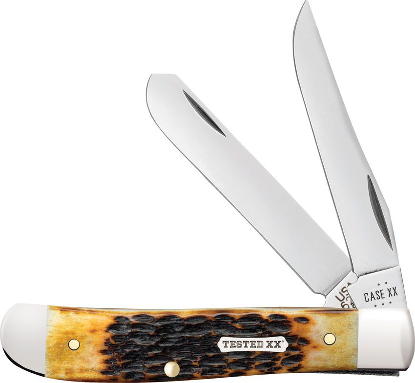 Case Cutlery Mini Trapper Burnt Amber CS