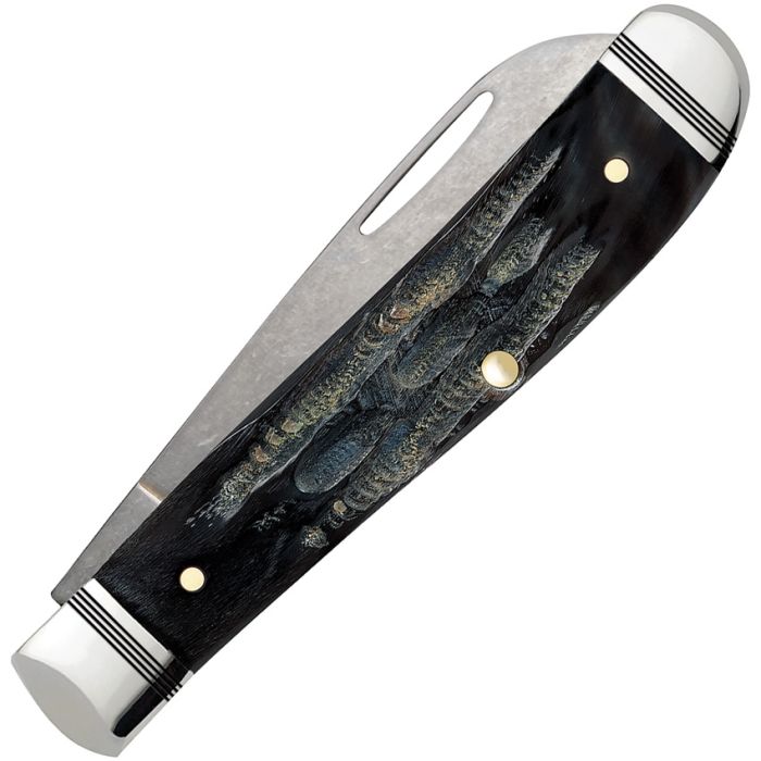 Case Cutlery Mini Trapper Jigged Buffalo S35VN