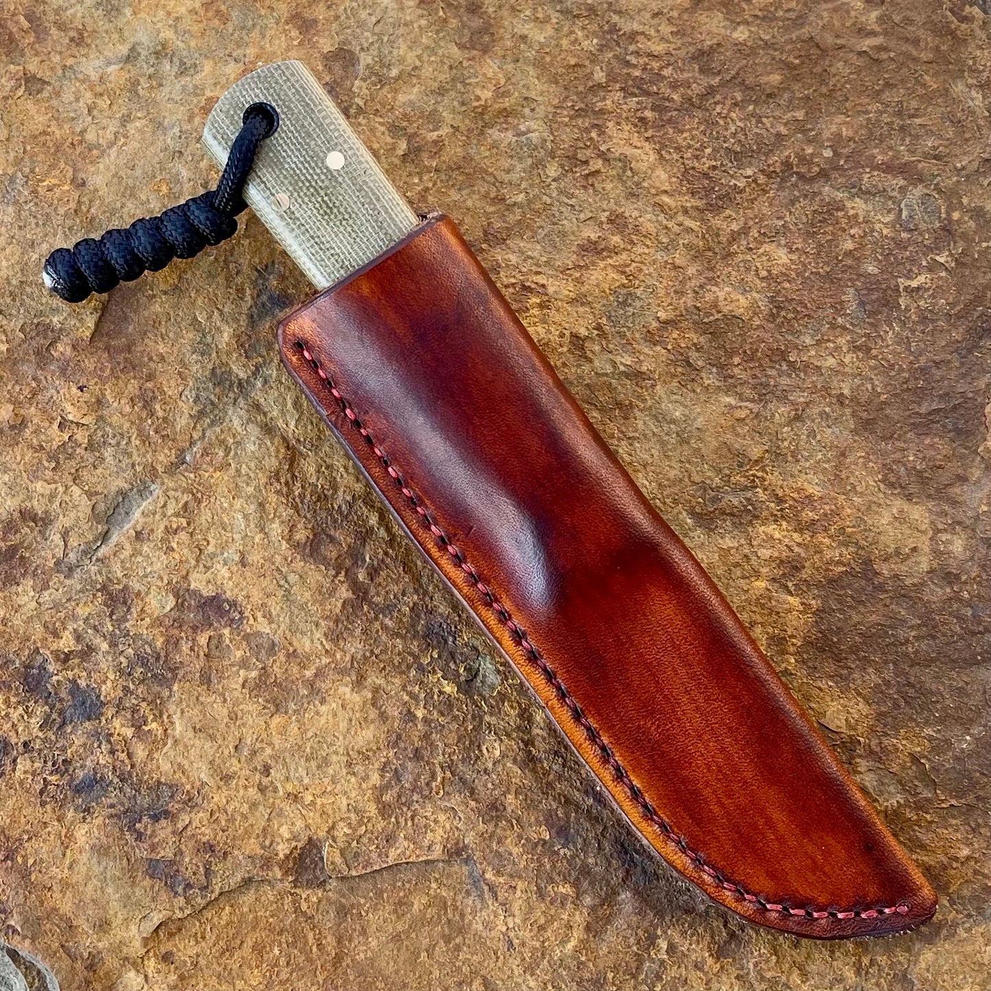 Electrician's Knife in D2 w/ OD Green Micarta