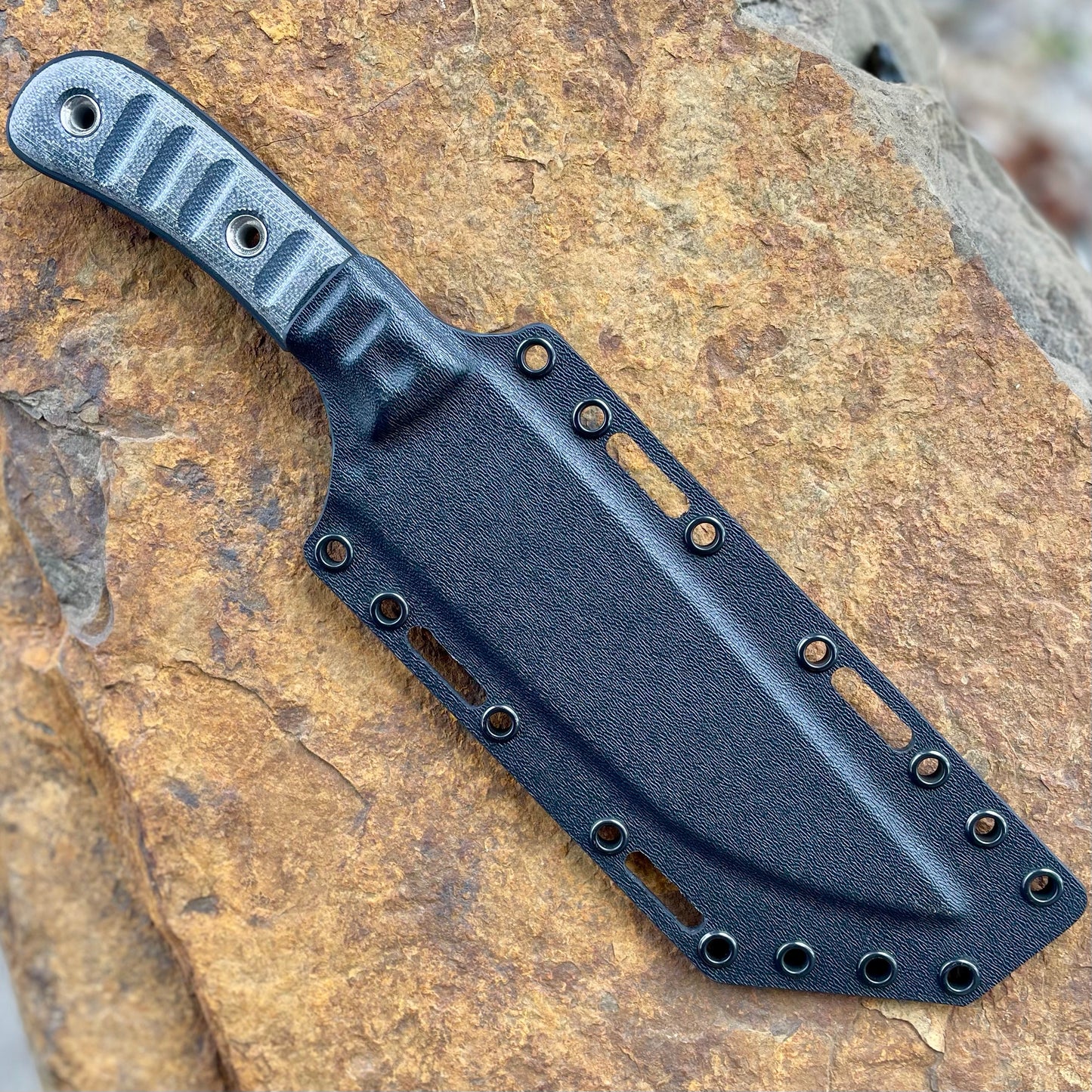 Benghazi Warfighter in 80CrV2 w/ Black TeroTuf
