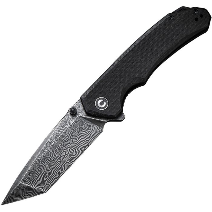 Civivi Brazen Linerlock Black Damascus