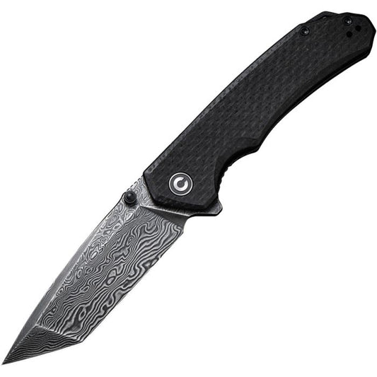 Civivi Brazen Linerlock Black Damascus