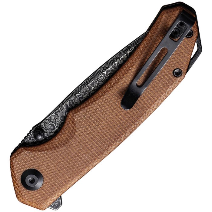 Civivi Brazen Linerlock Brown Damascus