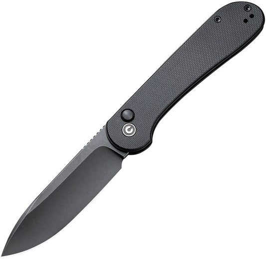 Civivi Elementum Button Lock Black 14C28N