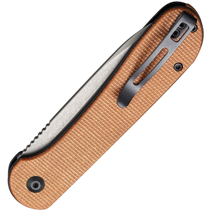 Civivi Elementum Button Lock Brown 14C28N