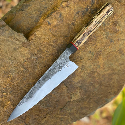Forged Gyuto in Procut w/ Wa Spalted Pecan