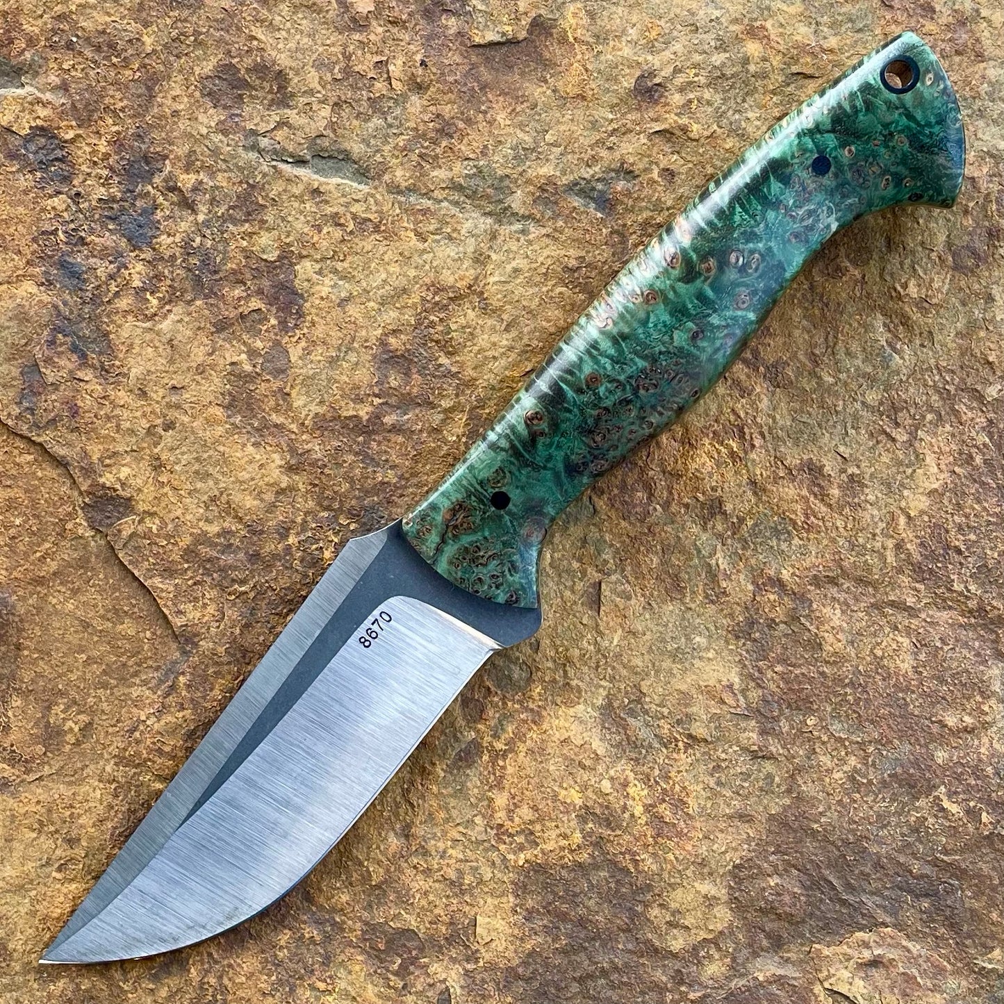 Skirmisher in 8670 w/ Amboyna Burl