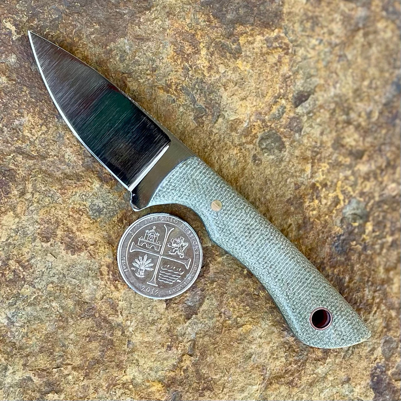 Pocket Knife in Nitro-V w/ OD Micarta