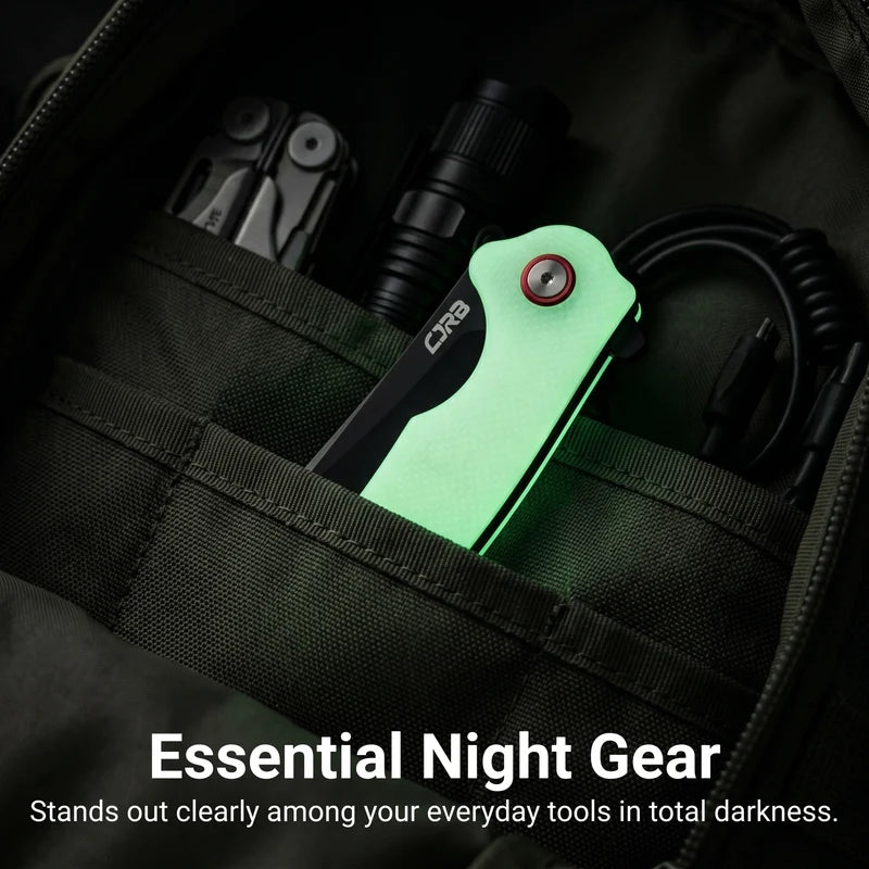 CJRB Crag Linerlock Glow/AR-RPM9