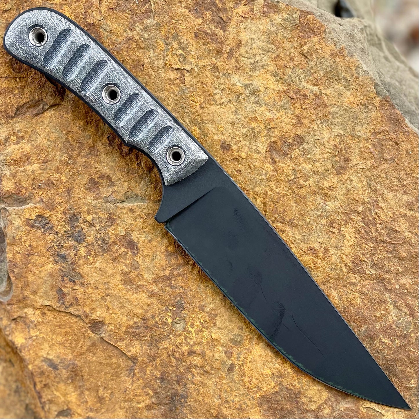 Benghazi Warfighter in 80CrV2 w/ Black TeroTuf