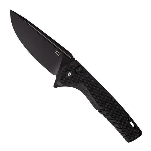 Tekto F3 Charlie Button Lock Blk G10/Blk D2