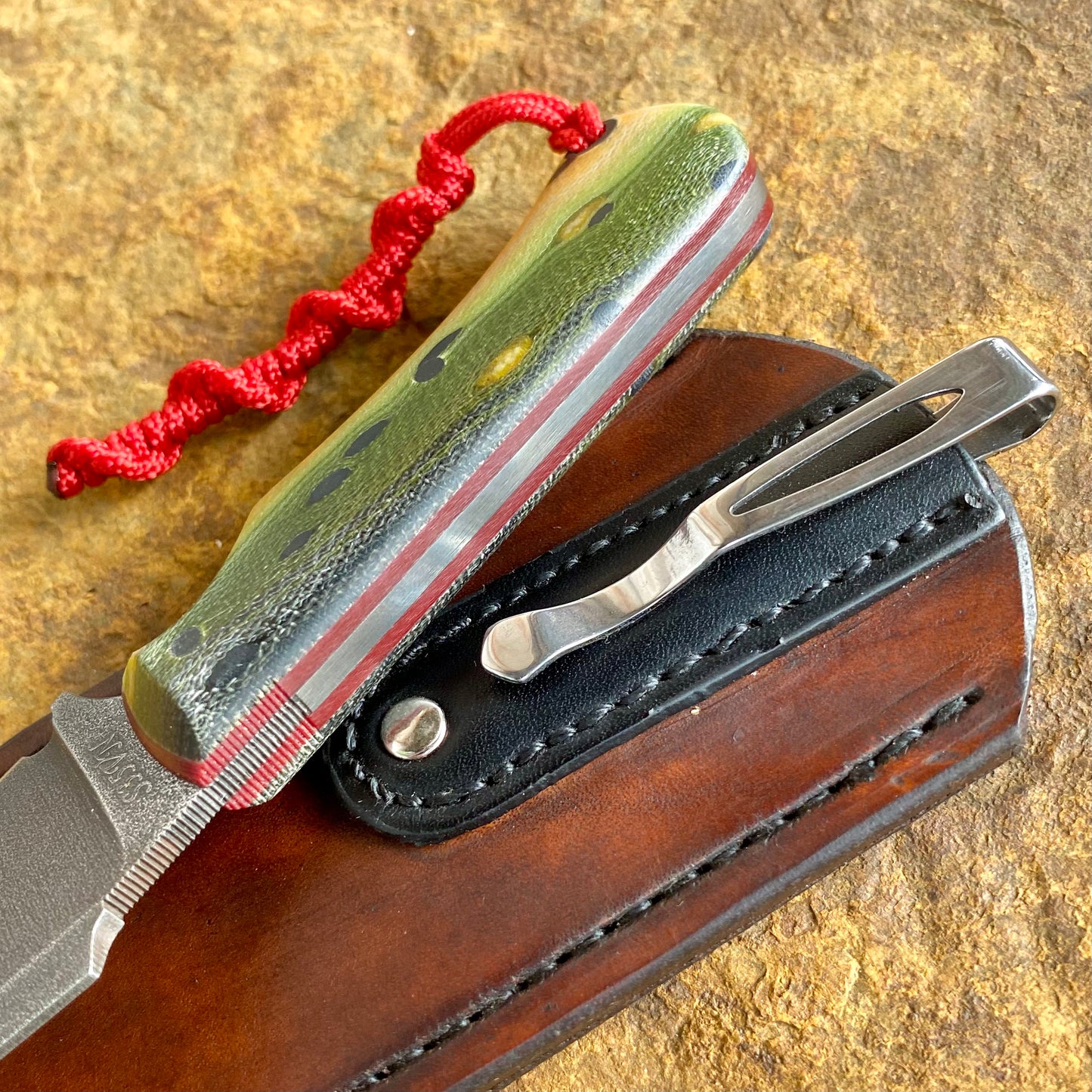 Brook Trout Pocket Knife in S36VN w/ G-Carta