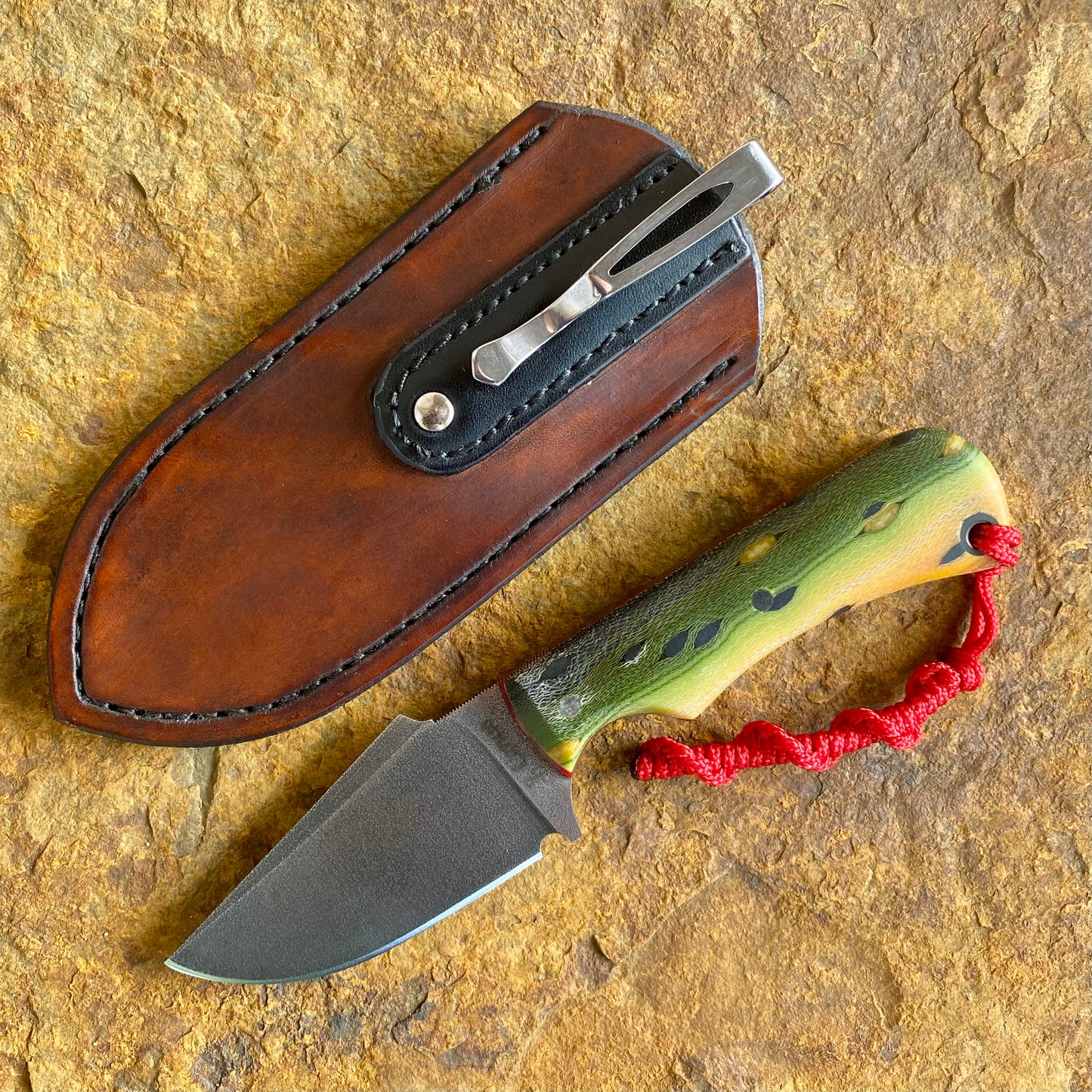 Brook Trout Pocket Knife in S36VN w/ G-Carta
