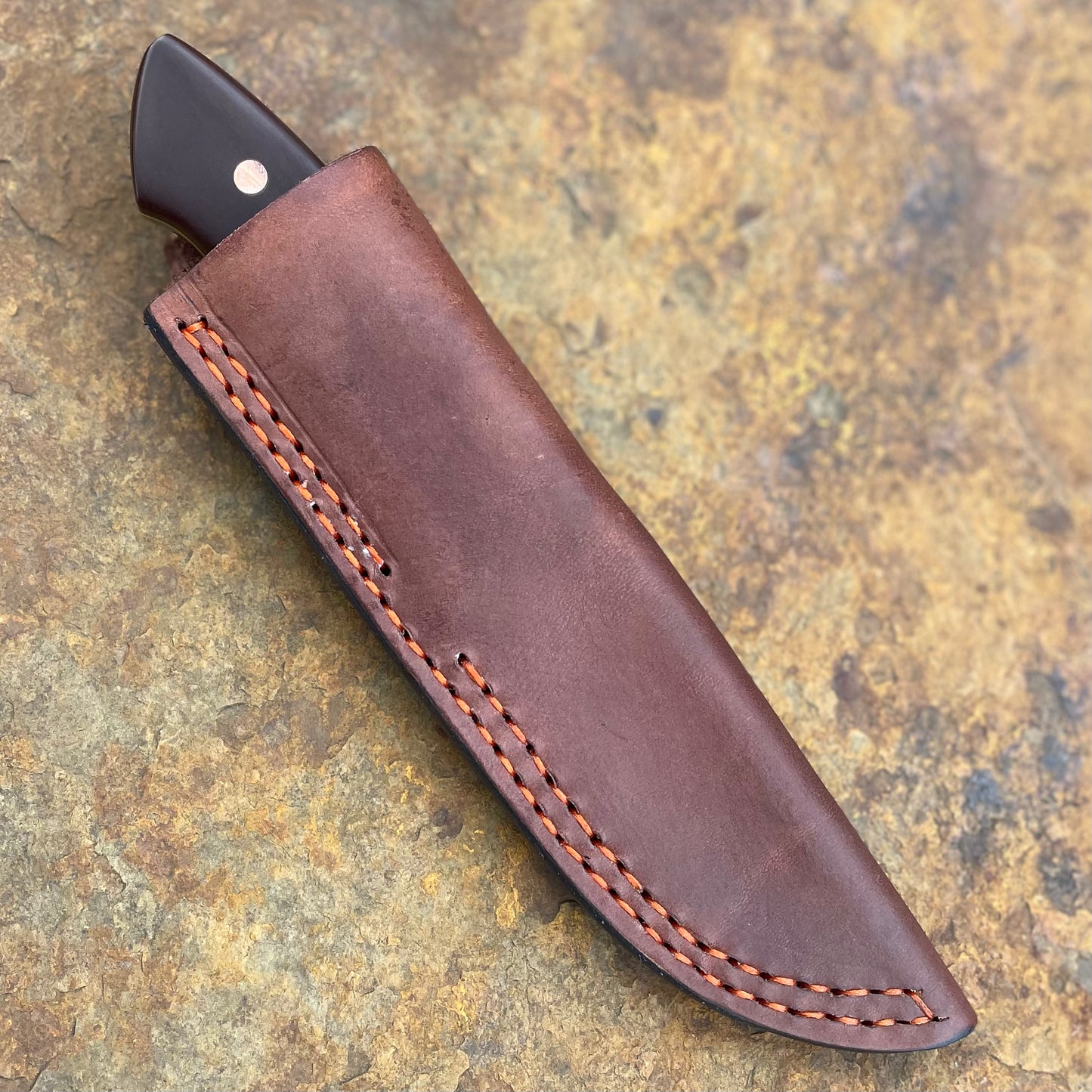 Drop Point Hunter in CPM S35VN w/ Vintage Micarta