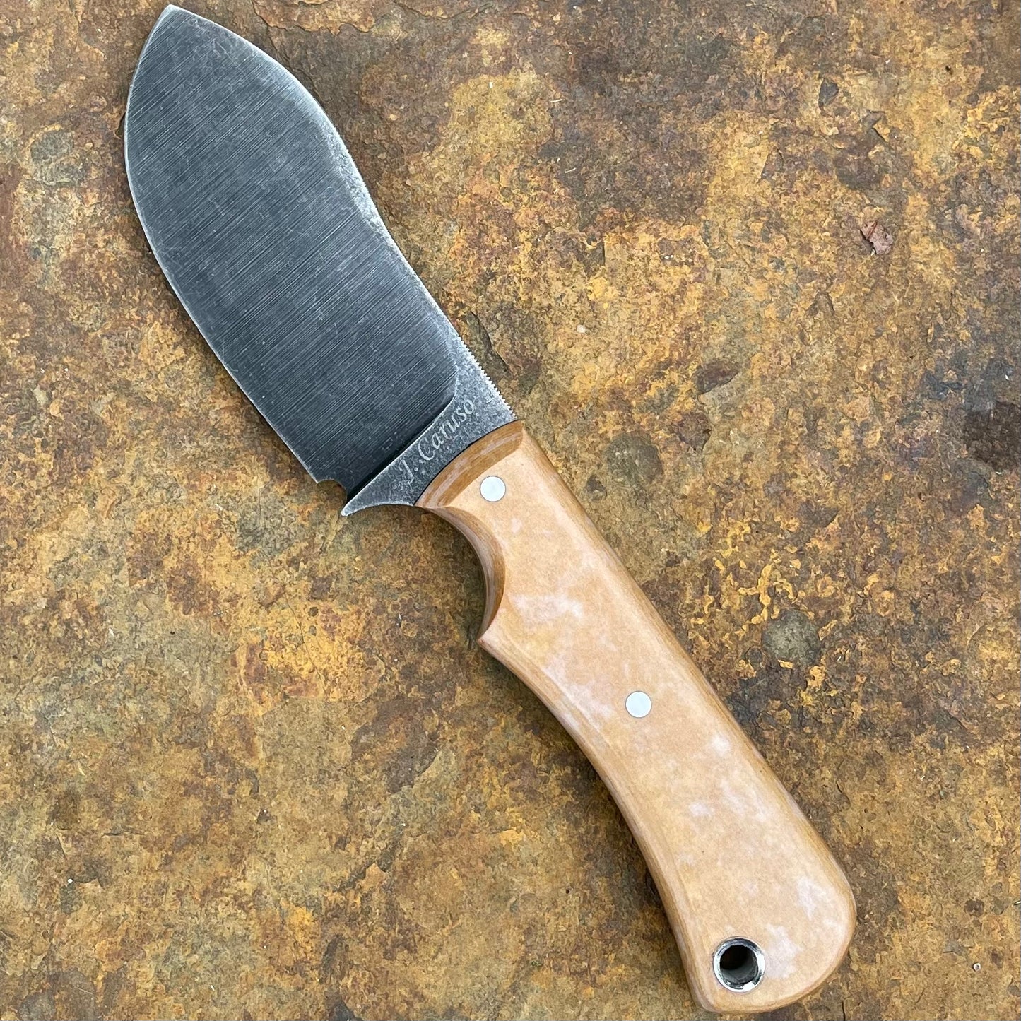 Pocket Knife in CPM154 w/ Tan Richlite