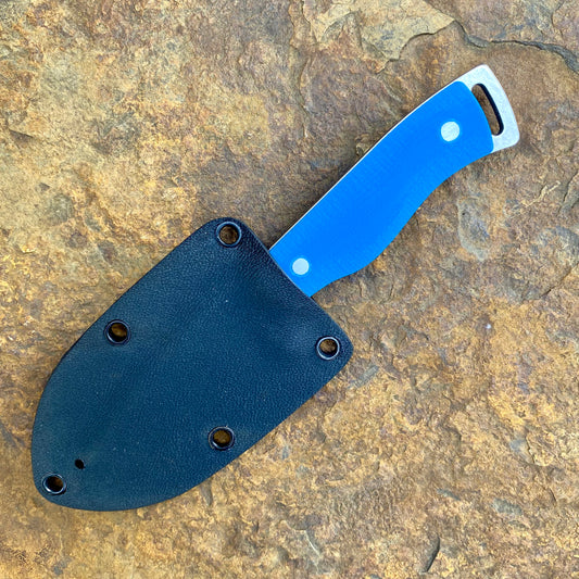 RazOrr Mini in Magnacut SS w/ Blue G10