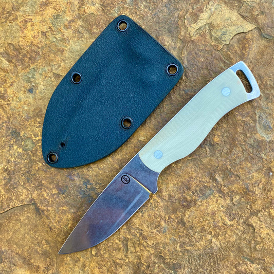 RazOrr Mini in Magnacut SS w/ White G10