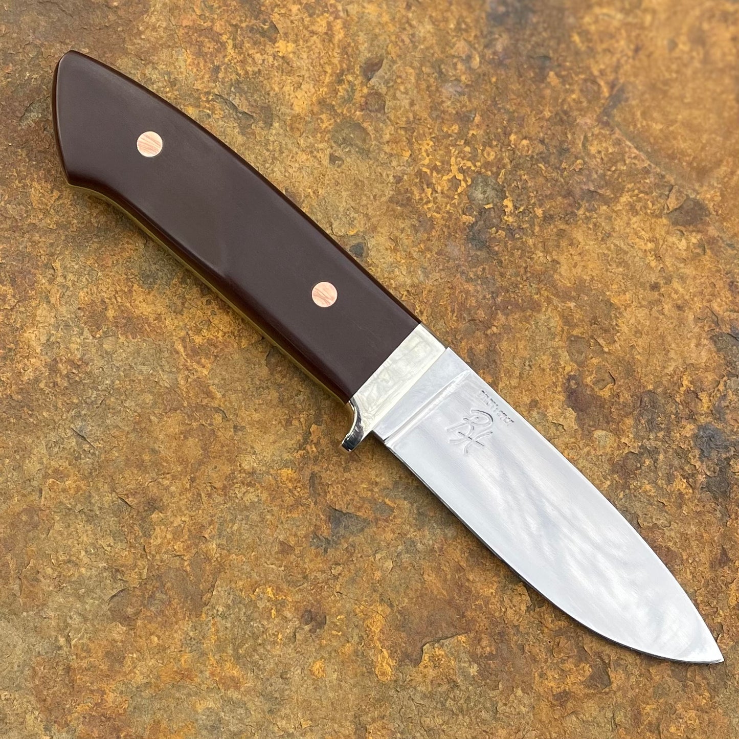 Drop Point Hunter in CPM S35VN w/ Vintage Micarta
