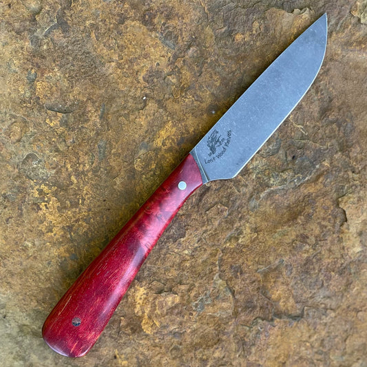 Boss Scrapper in 80CrV2 w/ Red Mango