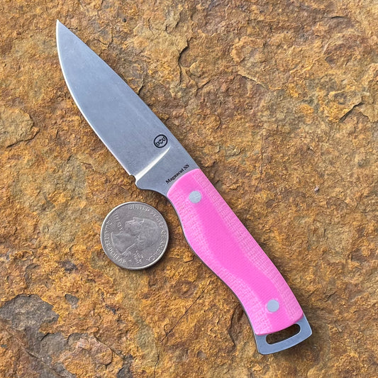 RazOrr Mini in Magnacut SS w/ Pink G10