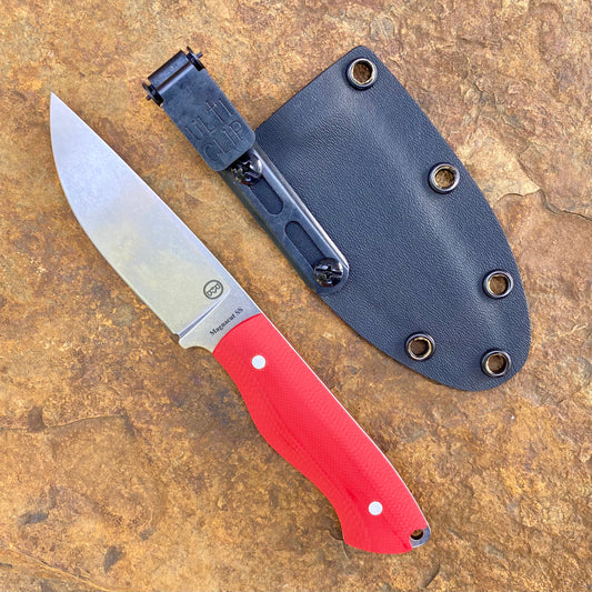 RazOrr 2.0 in Magnacut SS w/ Red G10