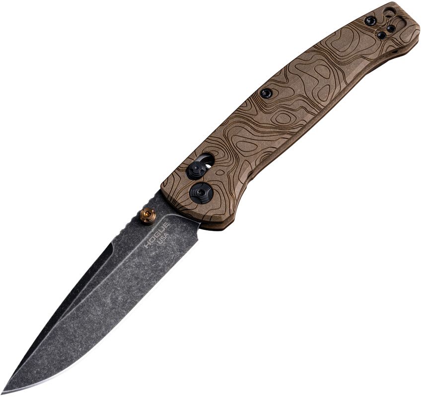Hogue Mysto ABLE Lock Brown Richlite/MagnaCut