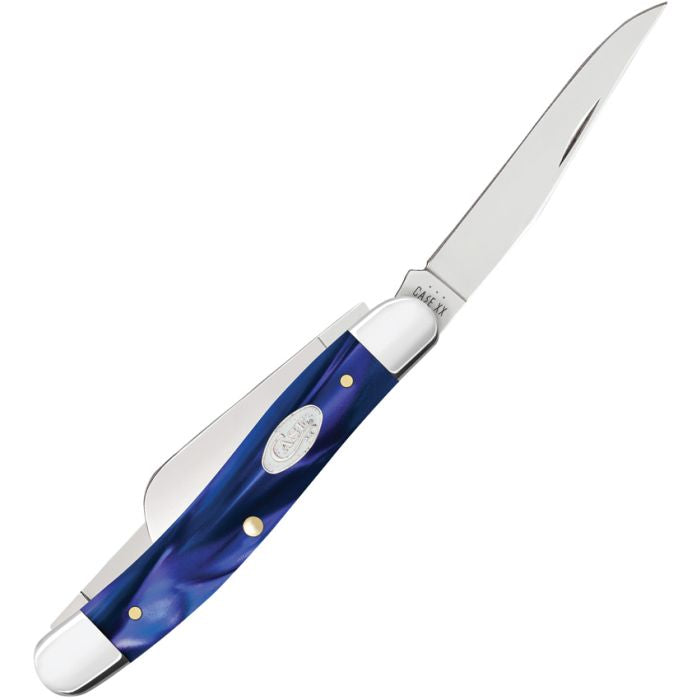 Case Cutlery Medium Stockman Blue Pearl Kirinite
