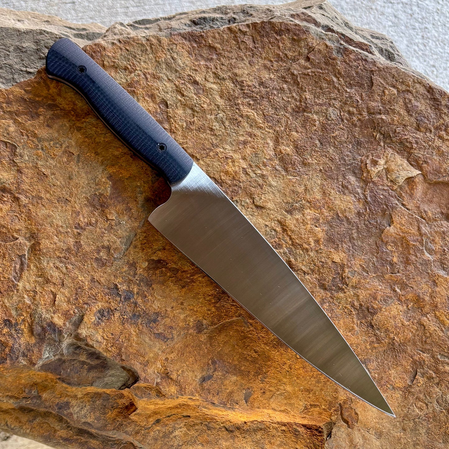 Chef Knife in AEBL w/ Black G10