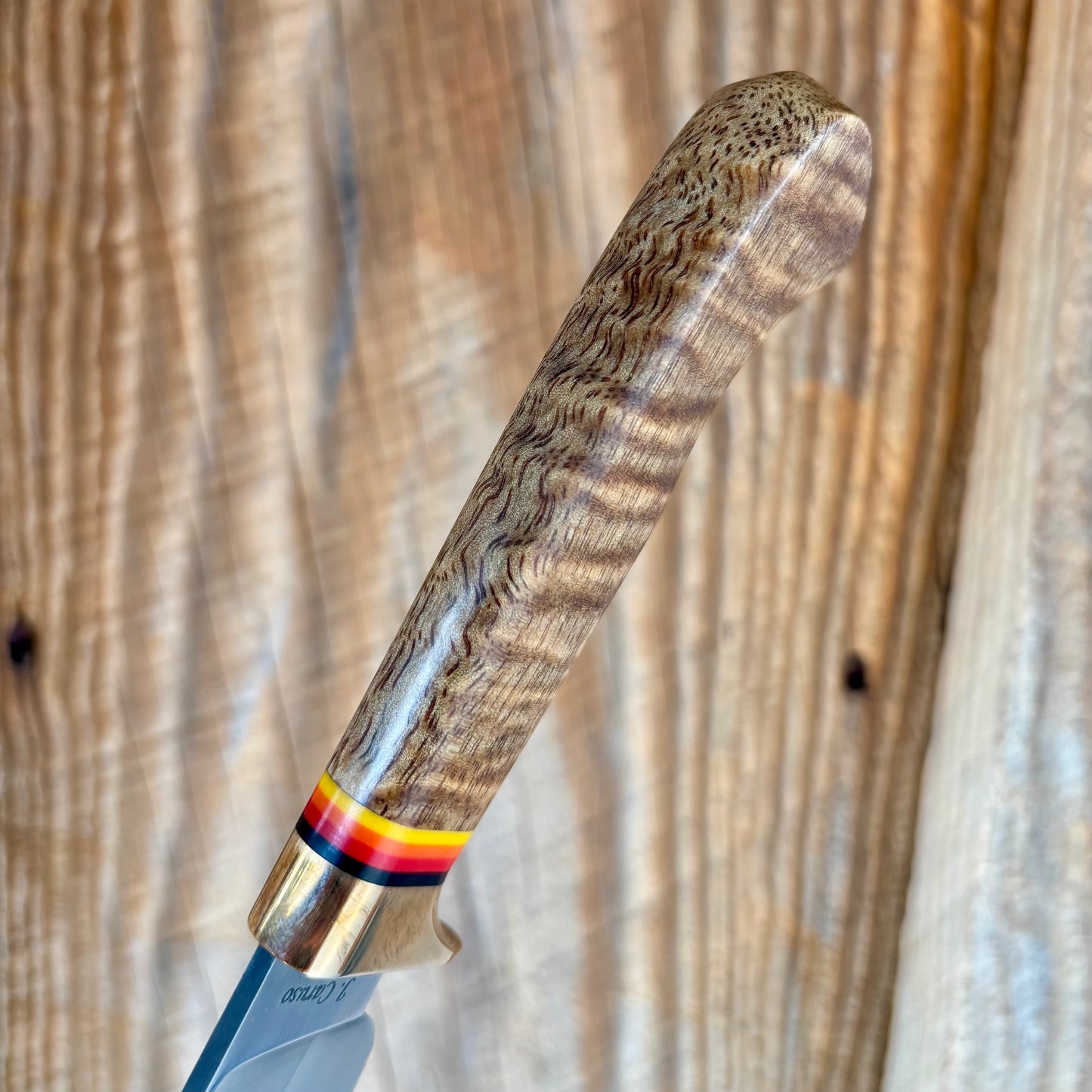 Hunter in 52100 (Hamon) w/ Curly Mango