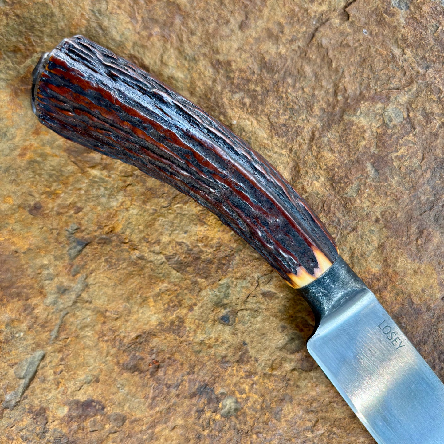Integral Hunter in 52100 w/ Stag Handle
