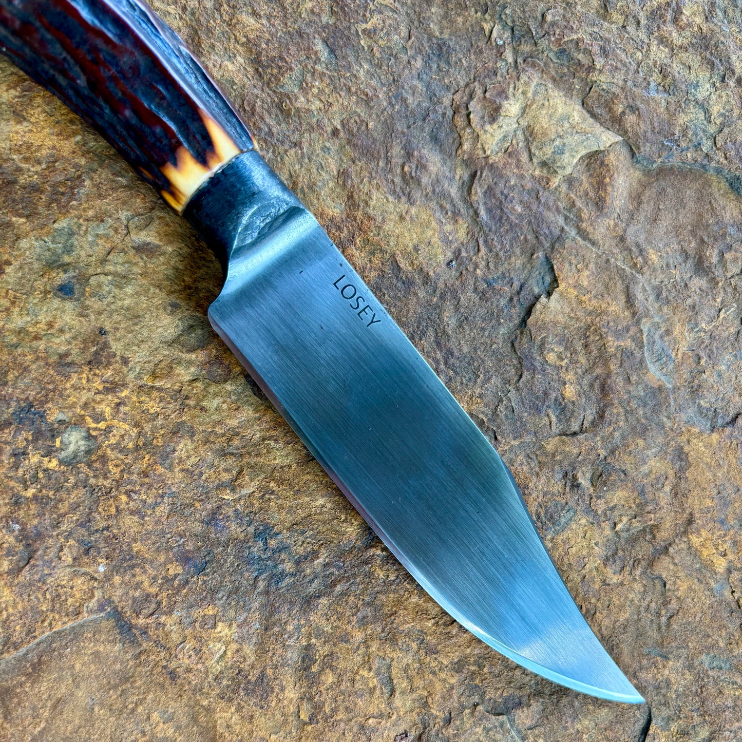 Integral Hunter in 52100 w/ Stag Handle