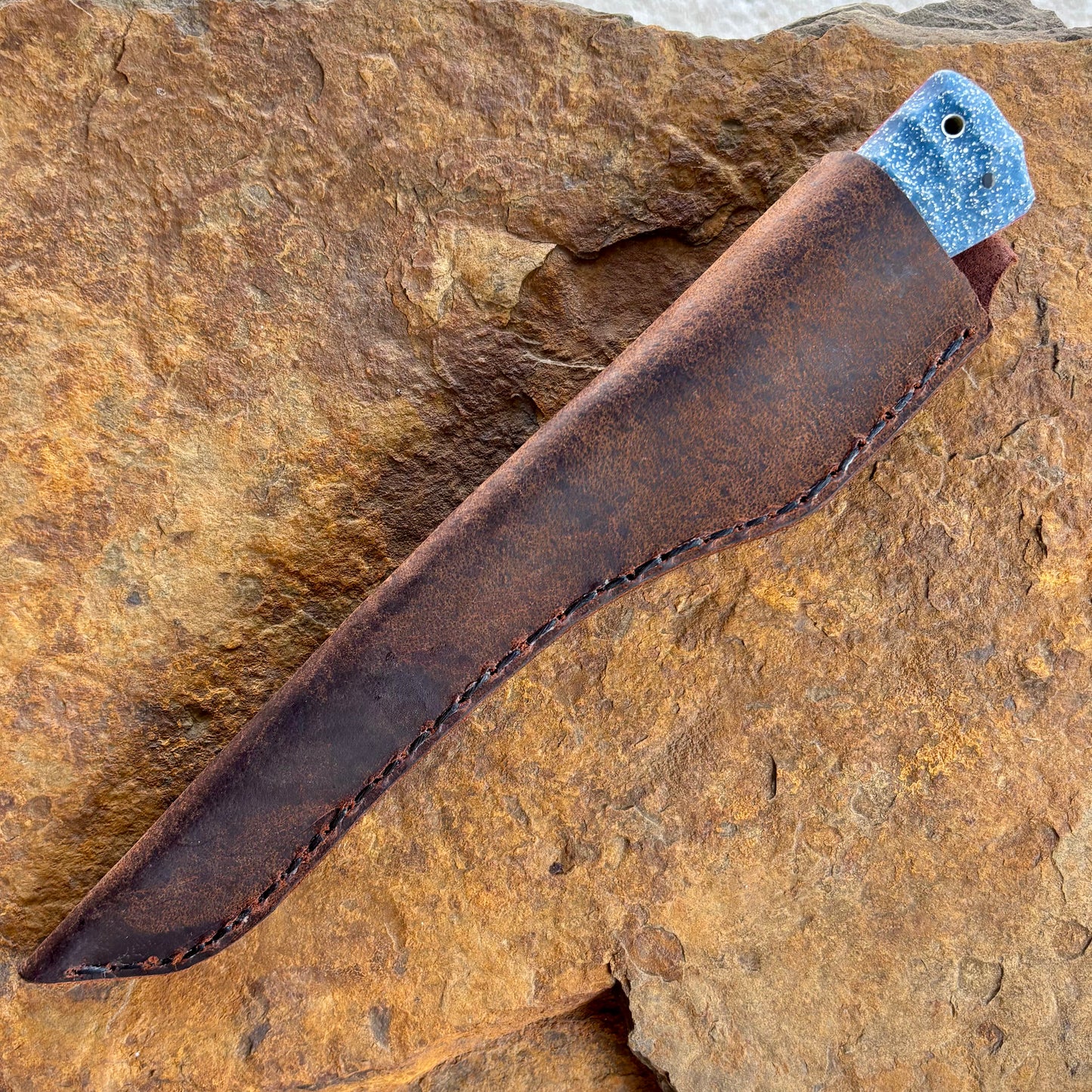 Toller Fillet in AEBL w/ Blue & White GripX