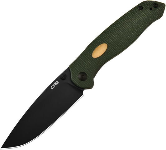 CJRB Aes Linerlock Grn Micarta/AR-RPM9