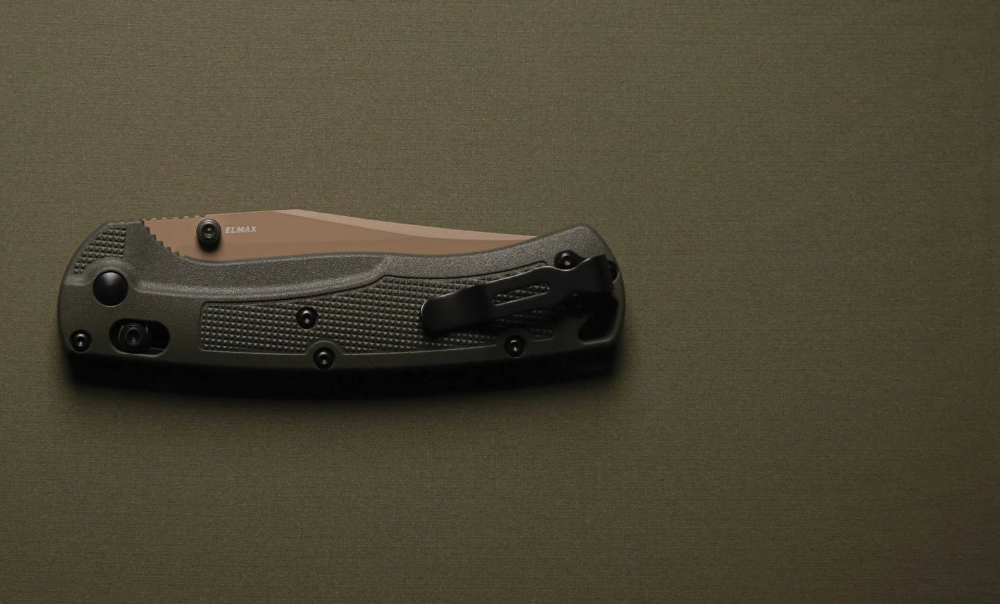 Benchmade Taggedout Deep Olive Grivory/ELMAX™