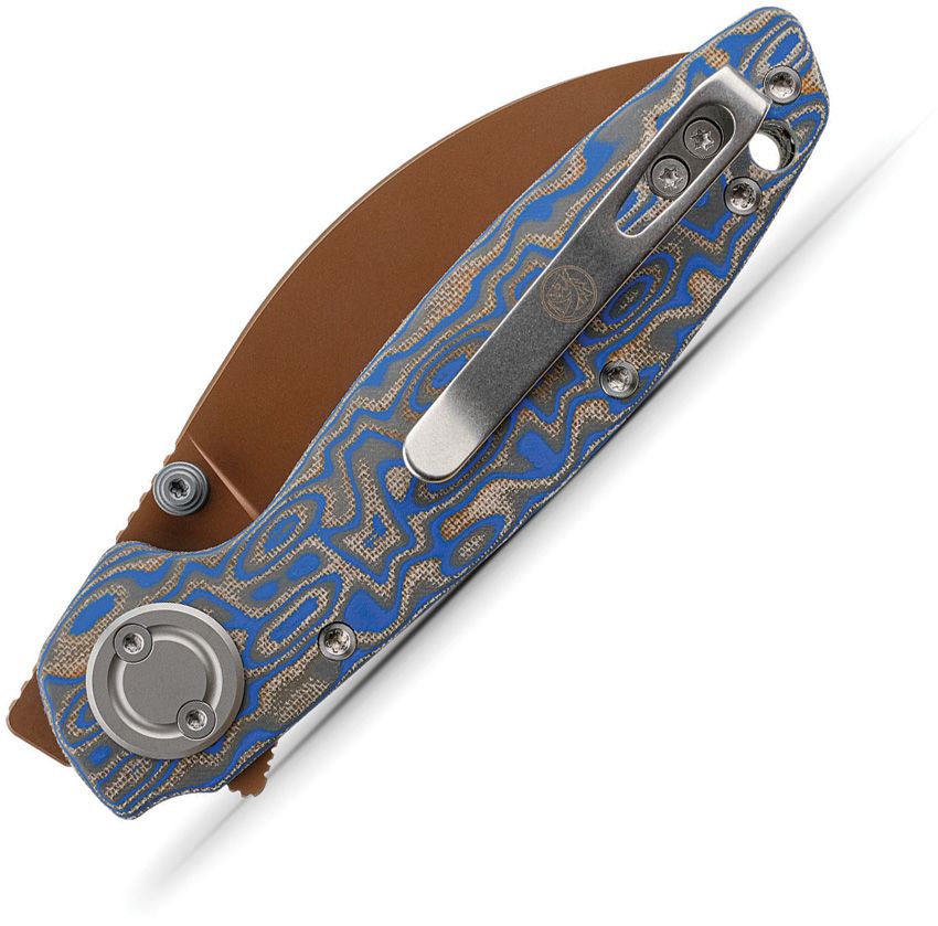 VOSTEED Shilin Cutter Vanchor/Ocean Micarta/154CM