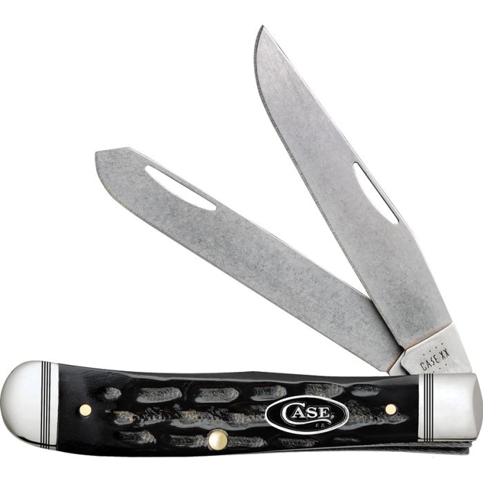 Case Cutlery Trapper Jigged Buffalo Horn S35VN